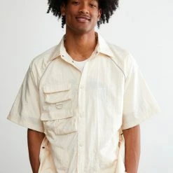 Best deal 👏 Men's Adidas Tech Overshirt Ivory 🎉