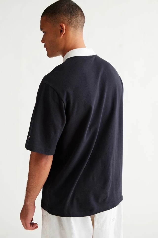 Hot Sale ๐ฅฐ Men's Champion Zip Polo ๐ Shirt Black ๐ - Image 4