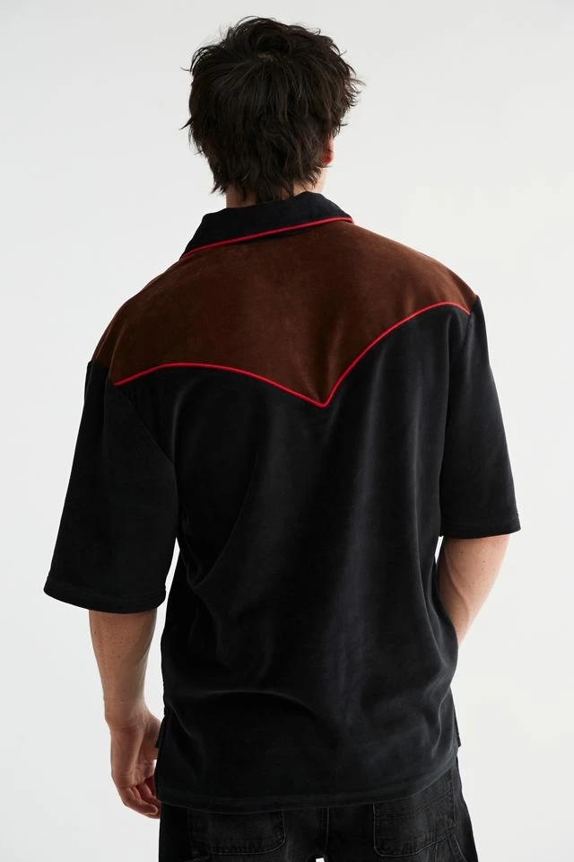 Wholesale ๐ Men's BDG Vaquero Polo ๐ Shirt Black ๐ - Image 4