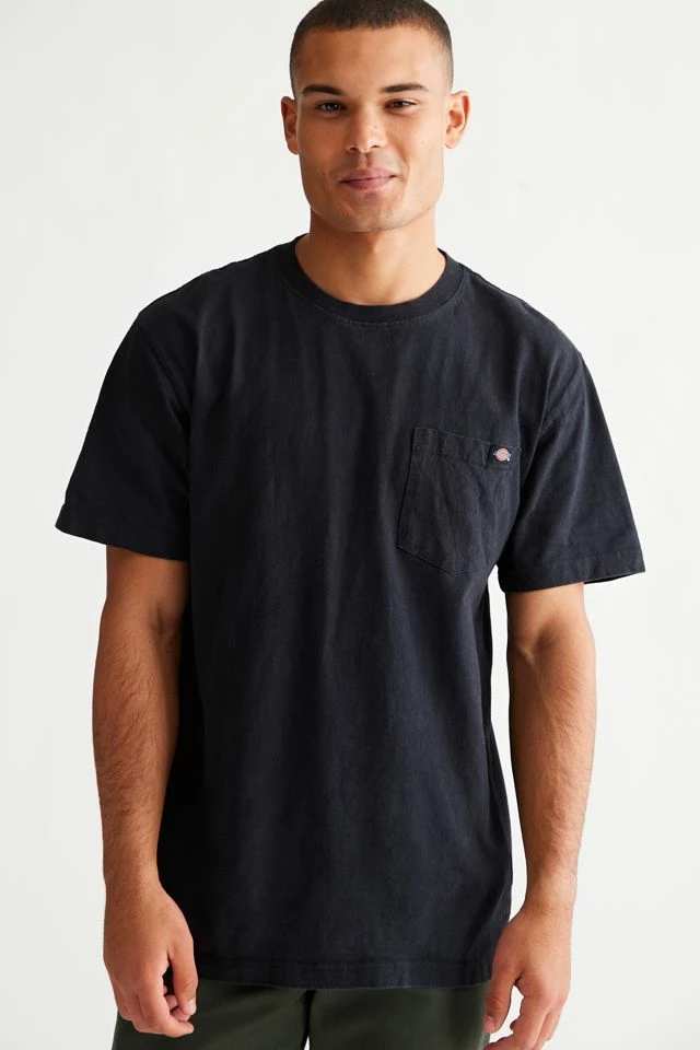 Outlet ๐ Men's Urban Renewal Vintage Dickies Oversized Overdyed Tee Black โ๏ธ