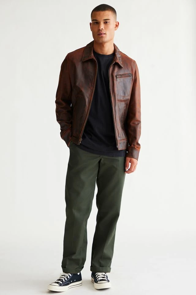 Outlet ๐ Men's Urban Renewal Vintage Dickies Oversized Overdyed Tee Black โ๏ธ - Image 2