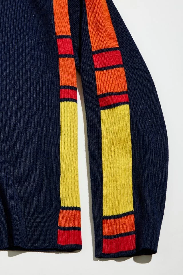 Wholesale ๐ Urban Renewal Men's Vintage Contrast Collar Polo Sweater Assorted ๐งจ - Image 3