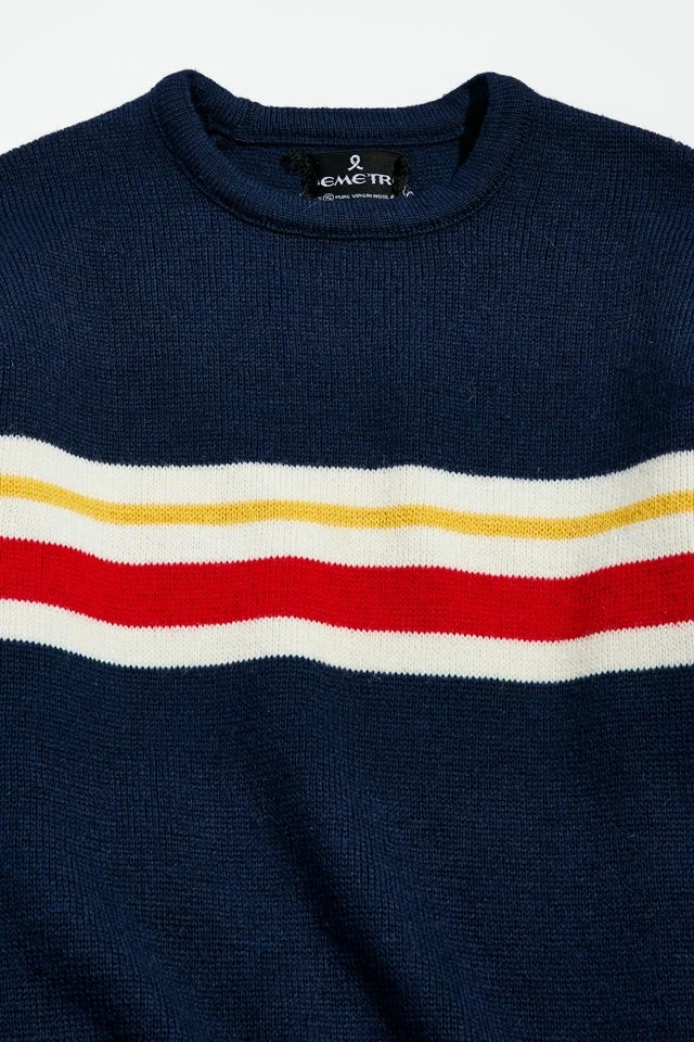 Cheapest ๐คฉ Urban Renewal Men's Vintage Demetre Striped Crew Neck Sweater Assorted โ๏ธ - Image 2