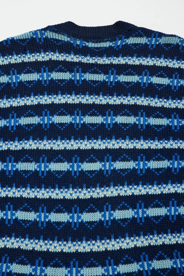 Best reviews of π Urban Renewal Men's Vintage Tundra Tonal Stripe Crew Neck Sweater Assorted β - Image 4