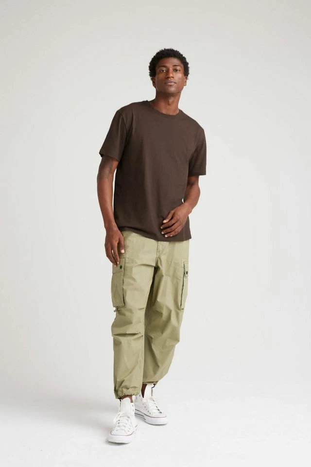 Deals ❤️ Men's Richer Poorer Pima Cotton Short Sleeve Tee Dark Oak ❤️ - Image 3