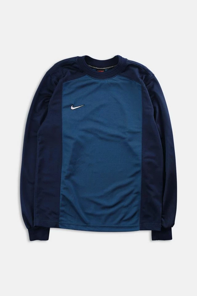 Discount π Men's Vintage Nike Soccer Jersey Navy π