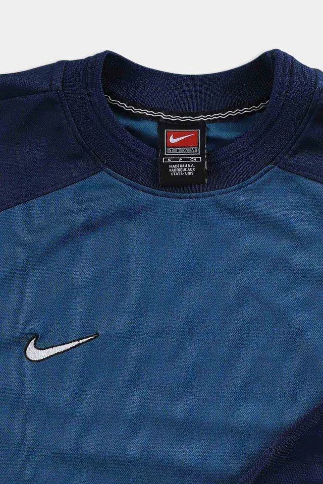 Discount π Men's Vintage Nike Soccer Jersey Navy π - Image 3