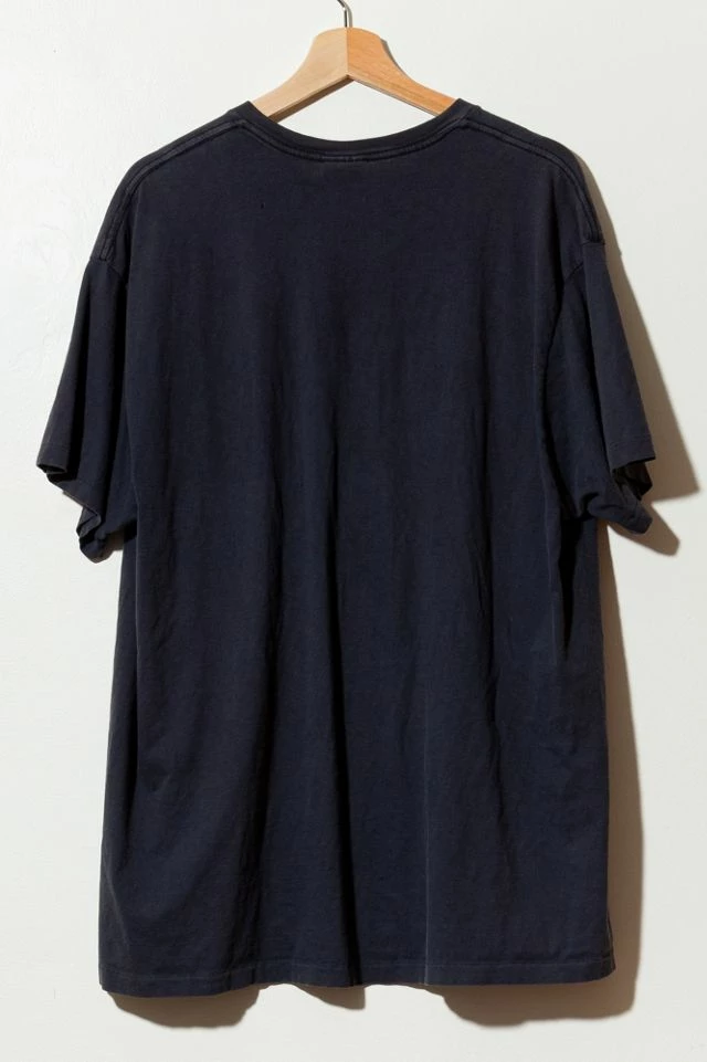 Budget ๐ Men's Vintage 1990s Distressed Polo Ralph Lauren Black Pocket T-Shirt Black ๐ - Image 2